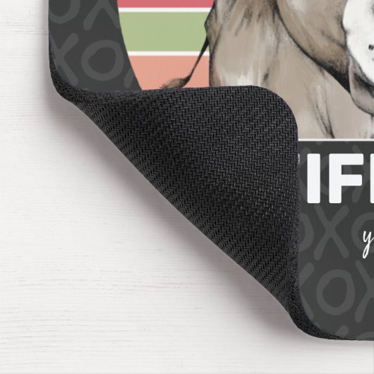 Xoxo牛のミームは今日ハイファー マウスパッド (コーナー)