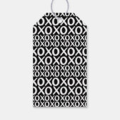 XOXO白黒フレンズガレンティンの日 ギフトタグ (裏面)