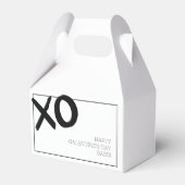 XOXO白黒ベスティーフレンズガレンティーヌデイ フェイバーボックス (正面サイド)