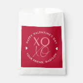 XOXO赤モダンとピンクバレンタインデー フェイバーバッグ (正面)