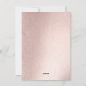 XOXO赤面ピンク |ブラッシュストロークのバレンタイン写真 シーズンカード (裏面)