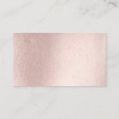 XOXO赤面ピンク | Chic Brushstroke Valentines Day ノートカード (裏面)