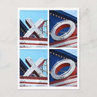 XOXO -お尻ハグとキスはがき ポストカード