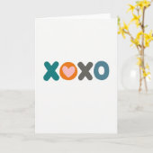 Xoxo ゴールド箔風カード カード (黄色い花)
