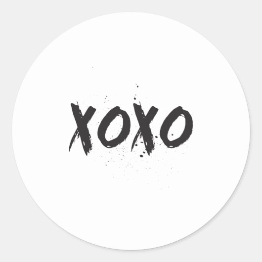 XOXO ステッカー (正面)
