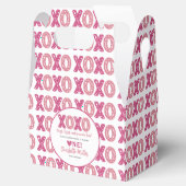XOXO ハグとキス バレンタインデー 1歳の誕生日 フェイバーボックス (オープン)