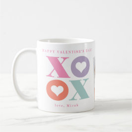 Xoxo ハート ハッピー バレンタインデー 2枚の写真 コーヒーマグカップ