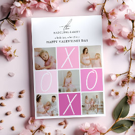 XOXO フォト コラージュ バレンタインズ シーズンカード