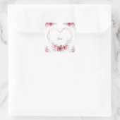 xoxo フラワーステッカー スクエアシール (バッグ)