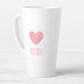 XOXO」マグ カフェラテマグ (左アングル)