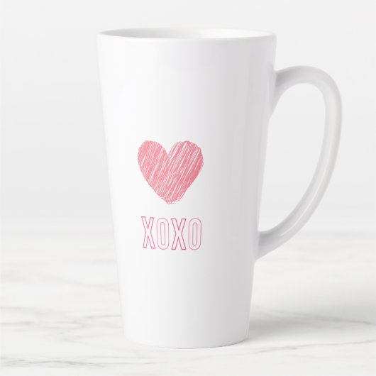 XOXO」マグ カフェラテマグ (右)