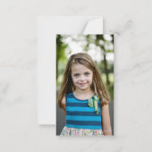 XOXO モダン Pink Valentine's Classroomの写真 ノートカード (裏面)