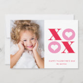 XOXO モダン Valentine's Dayの写真 シーズンカード (正面)