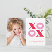XOXO モダン Valentine's Dayの写真 シーズンカード (スタンド正面)