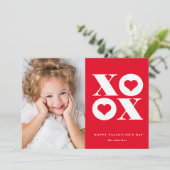 XOXO モダン Valentine's Dayの写真 シーズンカード (スタンド正面)