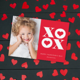 XOXO モダン Valentine's Dayの写真 シーズンカード