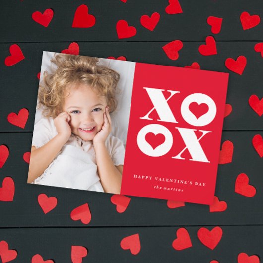 XOXO モダン Valentine's Dayの写真 シーズンカード