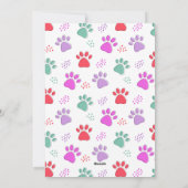 XOXO モダン Valentines Day Dog Lover Pet写真 シーズンカード (裏面)