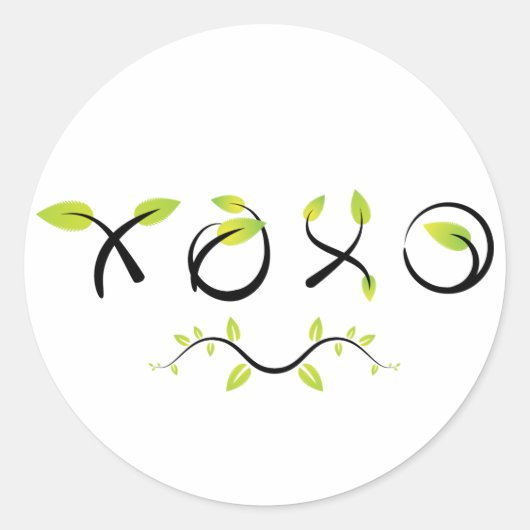 XOXO ラウンドシール (正面)