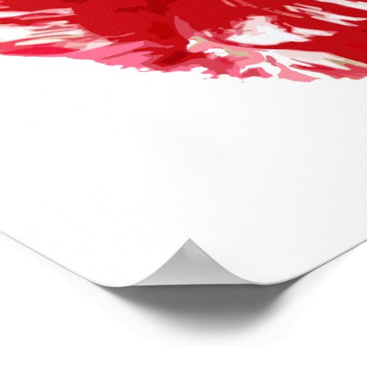 XOXO – 唇 ポスター (角)