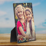 XOXO 最高の Friendsフォト金ゴールドスクリプトBFF フォトプラーク<br><div class="desc">誕生日やガレンティンの日にプレゼント！XOXOははっきりした金ゴールドのスクリプト文字だけでなく、名前をカスタムするや写真で。</div>