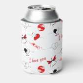 XOXO、私はあなたを愛し、ハート 缶クーラー (缶裏面)