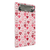 XOXO & Always Be Mine Pink Red ミニクリップボード (アングル)