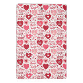 XOXO & Always Be Mine Pink Red ミニクリップボード (裏面)