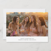 Xoxo Bestie Friends Forever Galentinesデイフォト シーズンカード (正面)