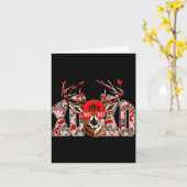 Xoxo Camo Buck Deer Hunting Valentine's Day Boys K カード (黄色い花)