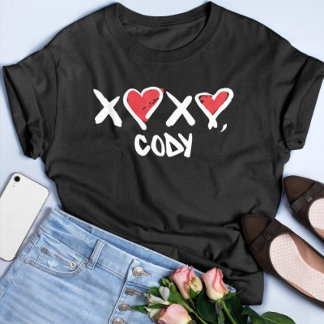 Xoxo Cody Rigsby Pelo Workout Cute Valentines Day Tシャツ