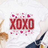 XOXO – Cute Pink Typography Valentine’s Tシャツ