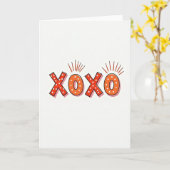 Xoxo Graphic Love Card カード (黄色い花)