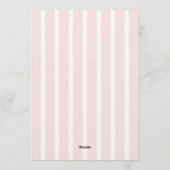 XOXO Hand Drawn Galentine’s Day Party 招待状 (裏面)