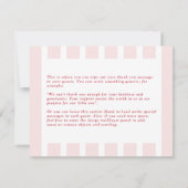 XOXO Hand Drawn Galentine’s Day Party Flat サンキューカード (裏面)