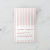 XOXO Hand Drawn Galentine’s Day Party Folding サンキューカード (内部)