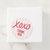 XOXO Hand Drawn Galentine’s Day Party Thank You フェイバータグ (インサイチュ)