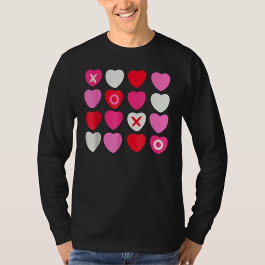 XOXO Hearts Valentine's Day  for Him Her Kids Tシャツ (正面)