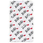 XoXo-Hugs-キス – 赤 – リップ スモールペーパーバッグ (裏面)