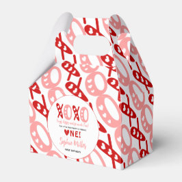 XOXO Hugs & Kisses Valentine's Day 1st Birthday フェイバーボックス