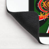 XOXO I Love Kenya Black Red Green National Flag Co マウスパッド (コーナー)