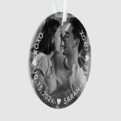 XOXO Keepsakeフォトオーナメント オーナメント (正面)