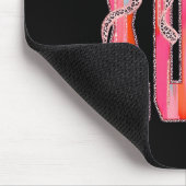 Xoxo Leopard Bow Funny Valentine's Day Coquette Nk マウスパッド (コーナー)