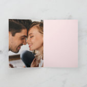 XOXO LOVEバレンタインデーの写真 カード (内部)