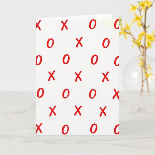 Xoxo Love Card カード (黄色い花)