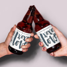 XOXO love Coordinatesタイポグラフィ