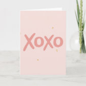 Xoxo Minimalist Card カード (正面)