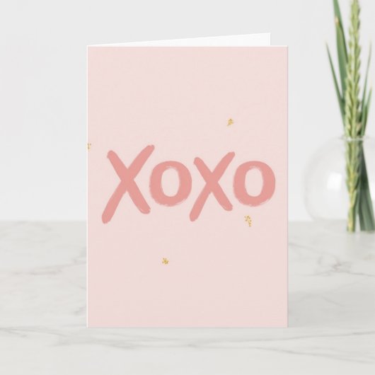 Xoxo Minimalist Card カード (正面)