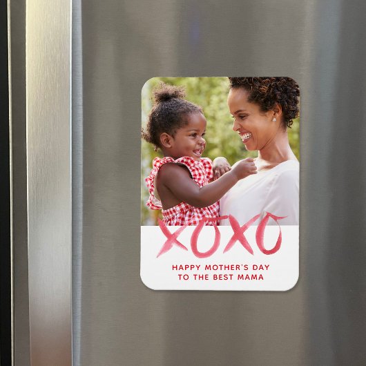 XOXO Mother's Day Photo Magnet for Mom マグネット
