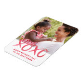 XOXO Mother's Day Photo Magnet for Mom マグネット (左側)